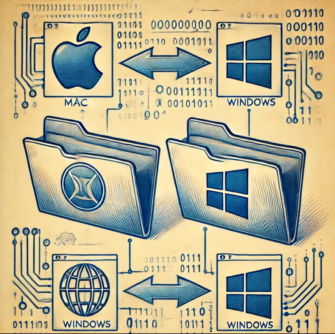 File System compatibile con MacOS e Windows